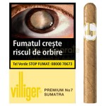 Pachet cu 5 tigari de foi cubaneze de vanzare Villiger Premium No 7 Sumatra